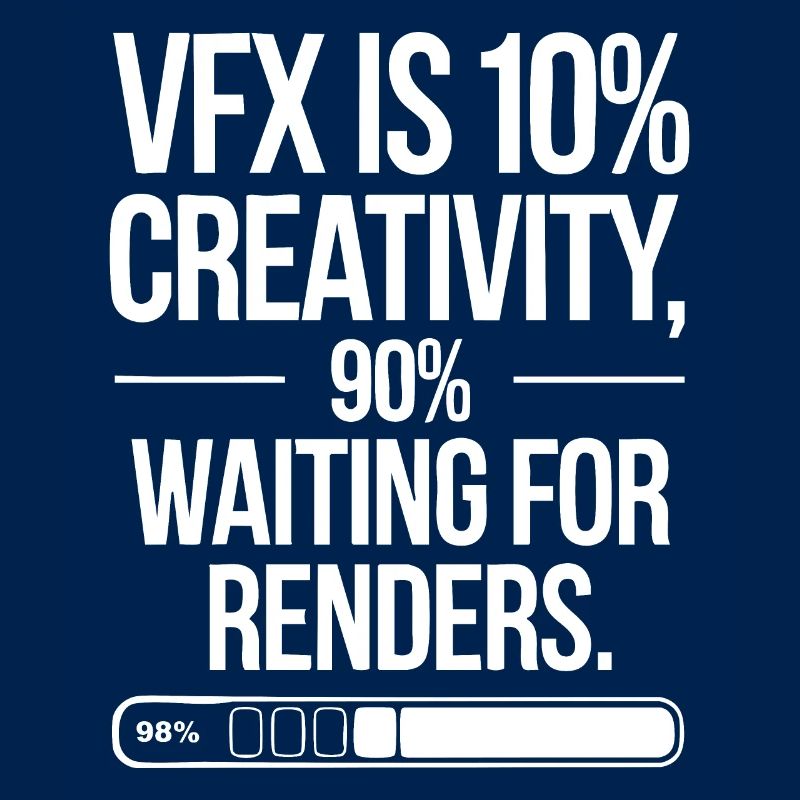 VFX, c’est 10% de créativité et 90% d’attente de rendu