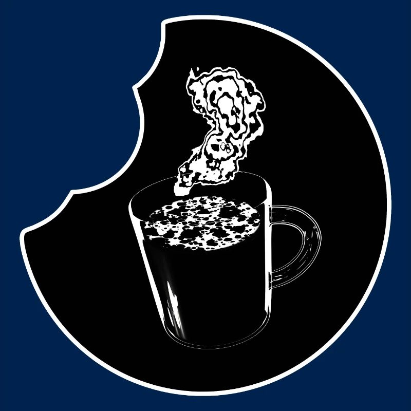 Kaffeetasse mit Snack
