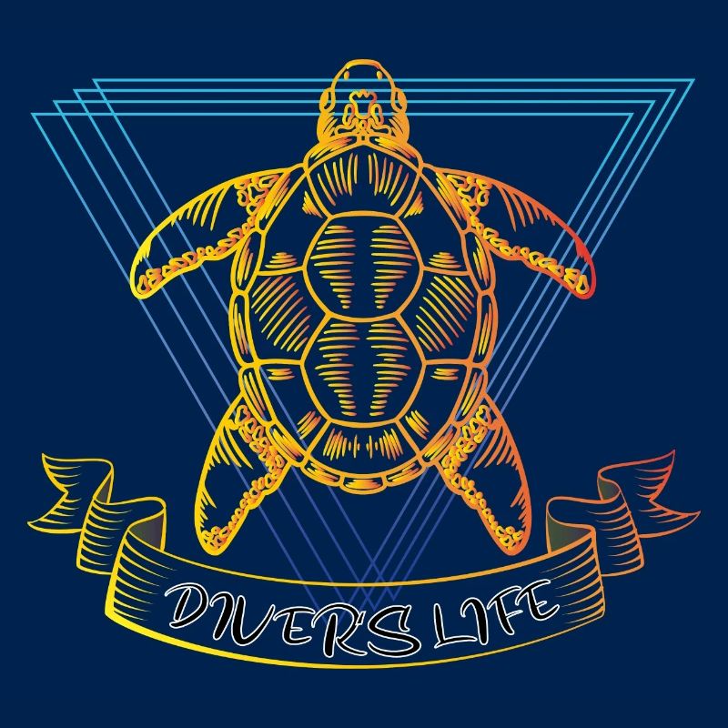 Divers life - Turtle - Gift for divers