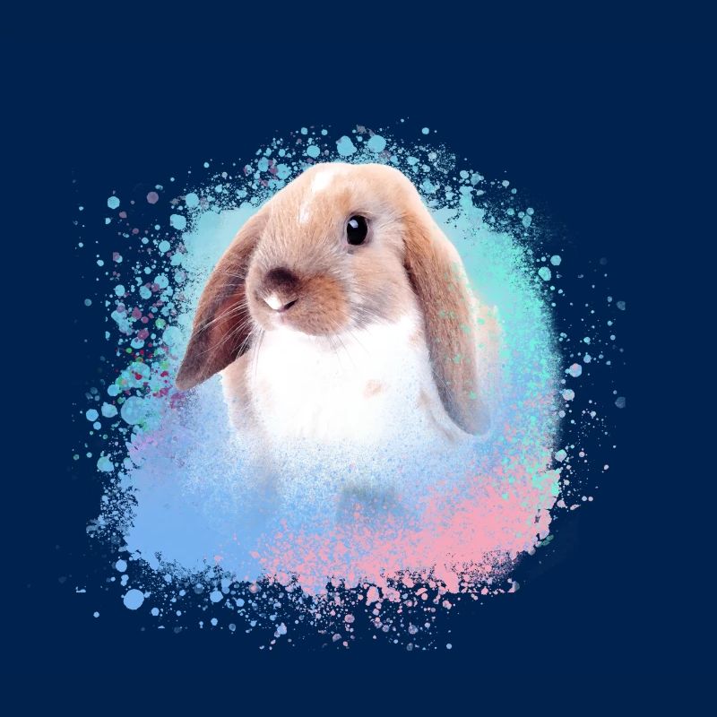 rabbit, rabbit, pink, graffiti, painting,