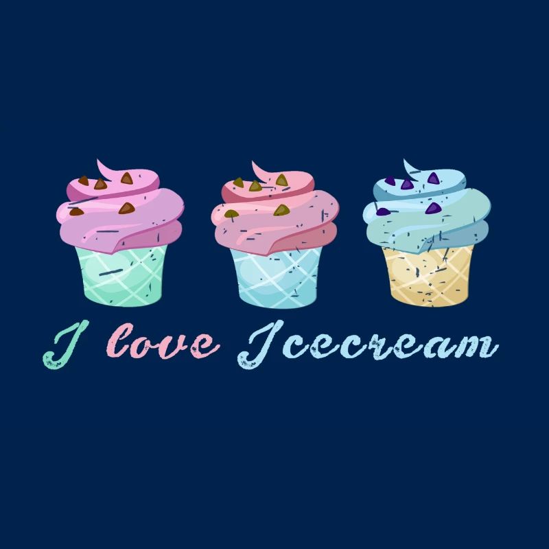 crème glacée, crème glacée, j’adore la crème glacée, pastel, cornet de crème glacée