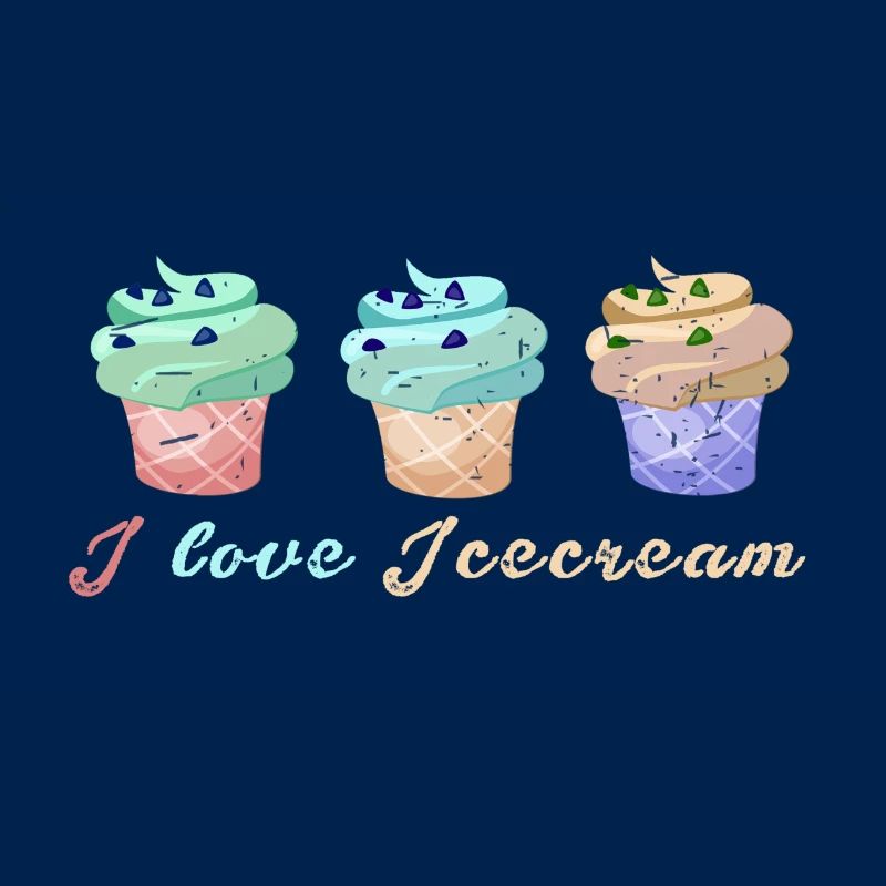 crème glacée, crème glacée, j’adore la crème glacée, pastel, cornet de crème glacée