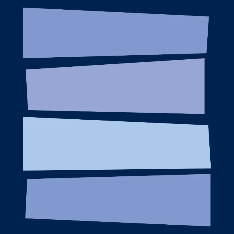 Blocs abstraits bleus