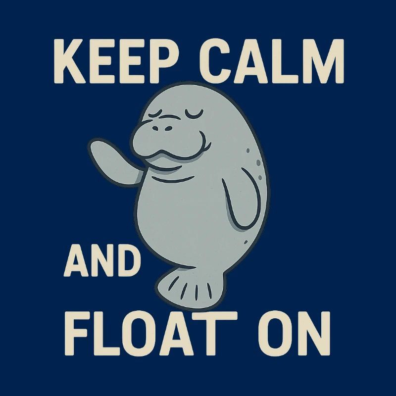 Manatee - keep calm