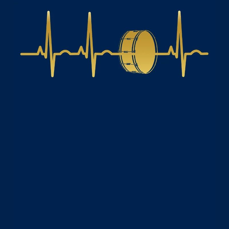 evolution ekg heartbeat drum drum drums