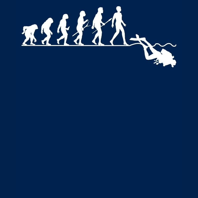 Tauchen Evolution Taucher Lustig Geschenk
