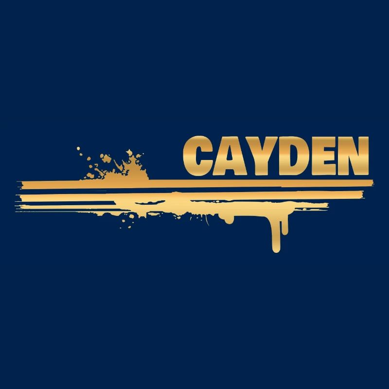 Cayden als Farbklecks