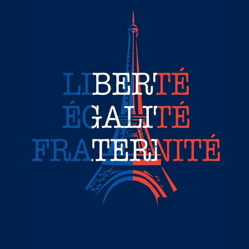 Liberte Egalite Fraternite Eiffel Tower