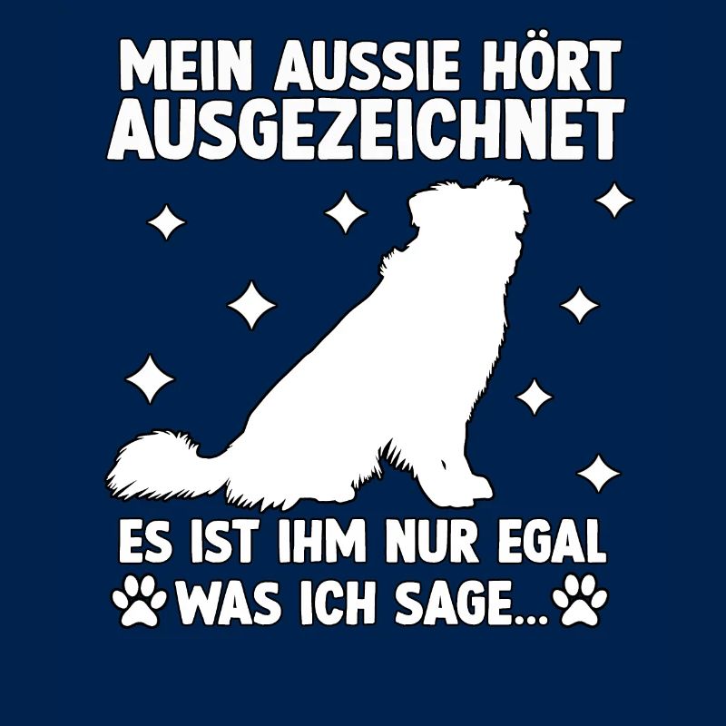 Freches Australian Shepherd Gassi Outfit Aussie