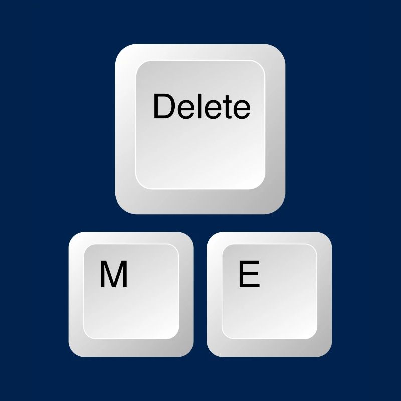 DELETE ME, delete me on the keyboard