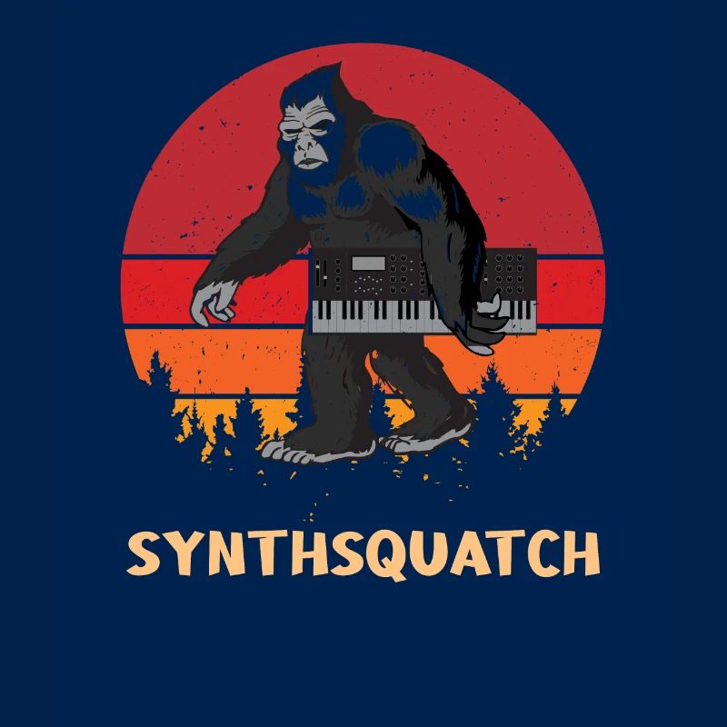 Sasquatch Synthesizer Dj Keyboard Synthsquatch