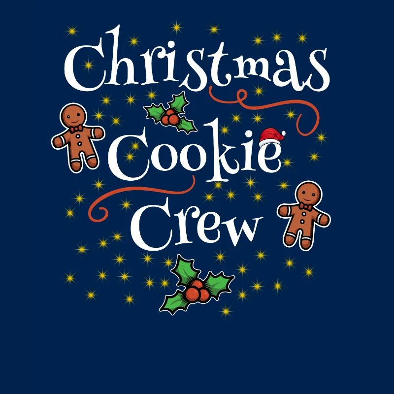 Équipe de biscuits de Noël préparant des biscuits de Noël