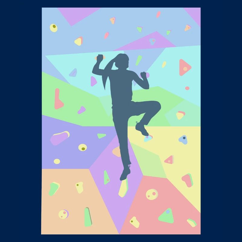 Bouldering Climber Gift Climbing Wall Boulderer