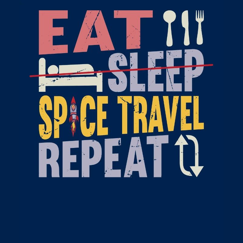 Mangez dormir Space Travel Repeat - Space Rocket