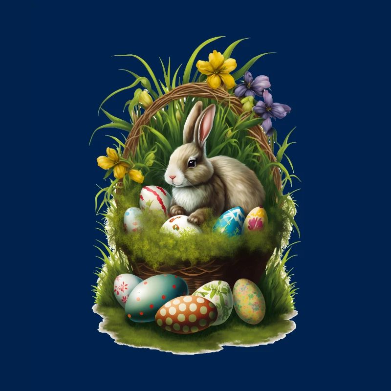 Easter Bunny with Easter Eggs Easter