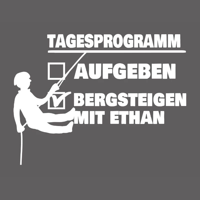 Berg mit ethan oder aufgeben