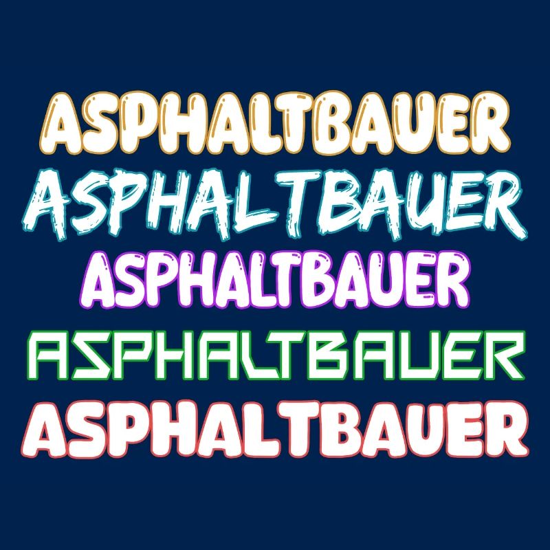 Constructeur d’asphalte comme métier