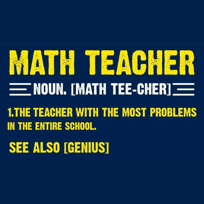 Funny Math Gift Mathelehrer Substantiv. [Mathe Tee Cher