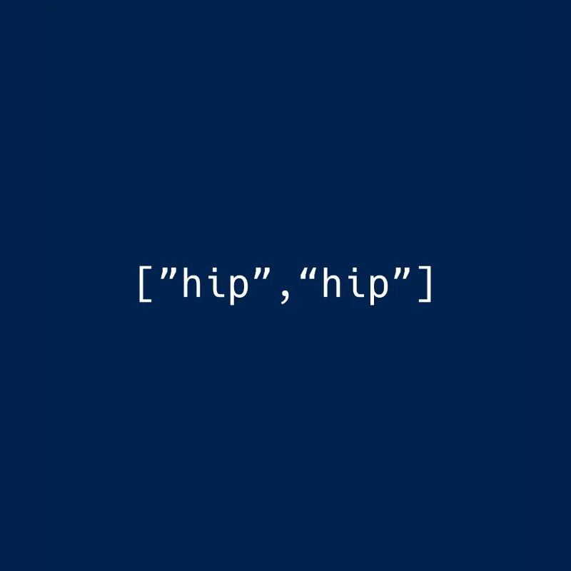 Hip Hip Hooray Programmier-Array