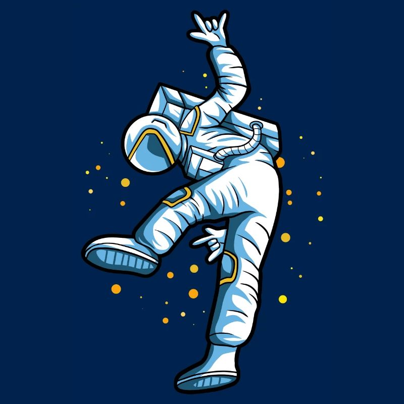 Les astronautes de l’espace extra-extérieur dansent