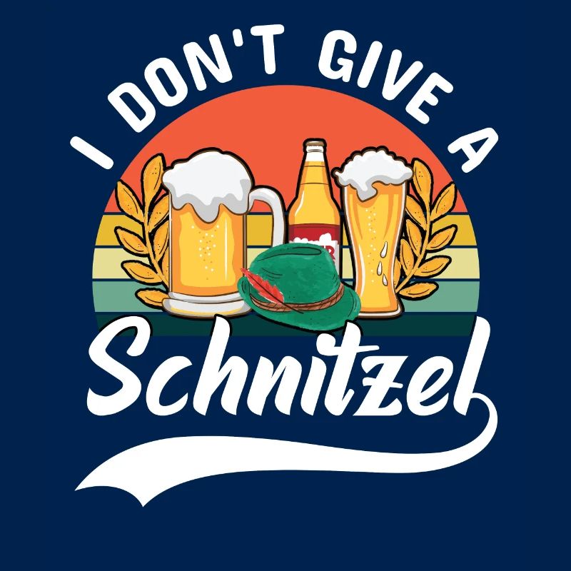 OKTOBER Bier Brezel Wurst Biergarten Schnitzel