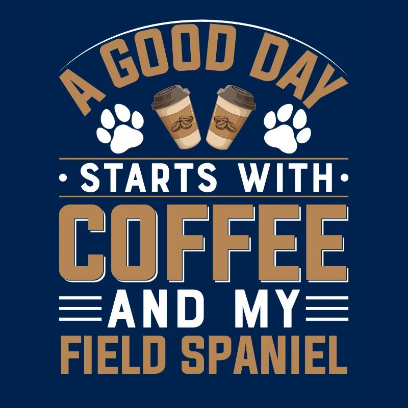 Field Spaniel Coffee Drinking Caffeine Dog Breed