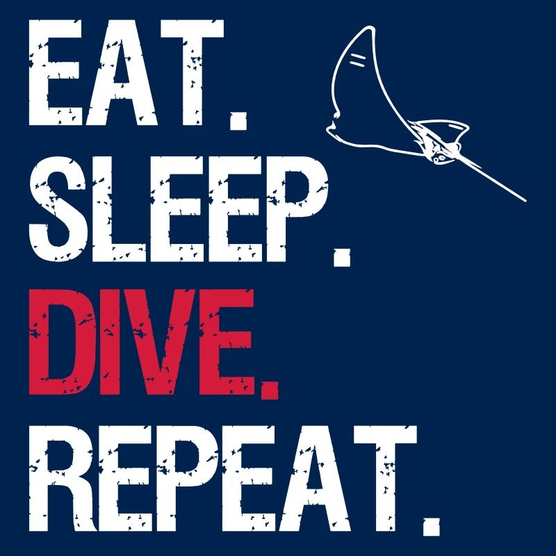 Eat Sleep Dive Repeat - Adlerrochen