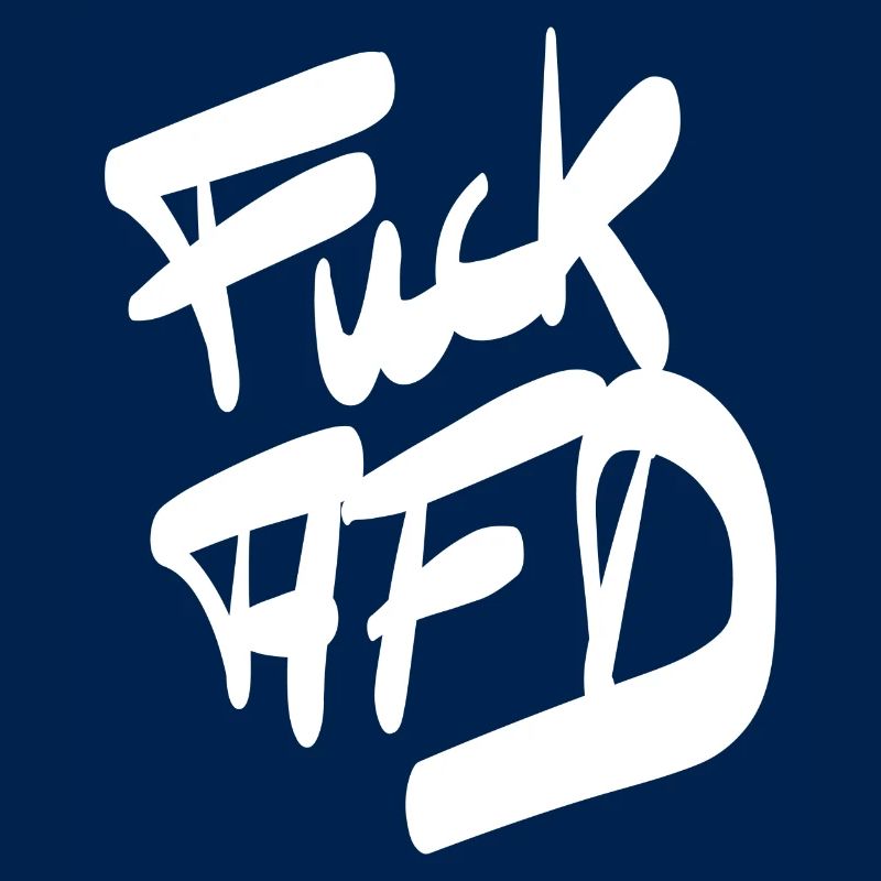 FCK AFD blanc