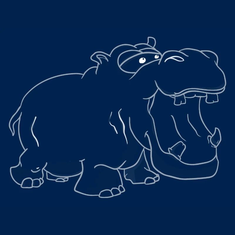 Nilpferd | Comic | Hippo