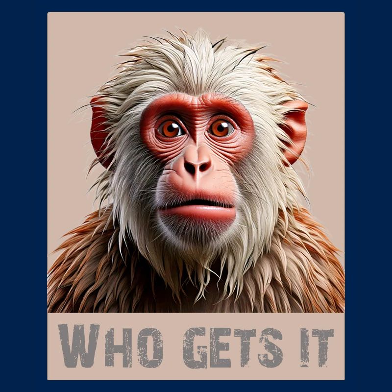 Monkey – Who Gets It? | Funny design