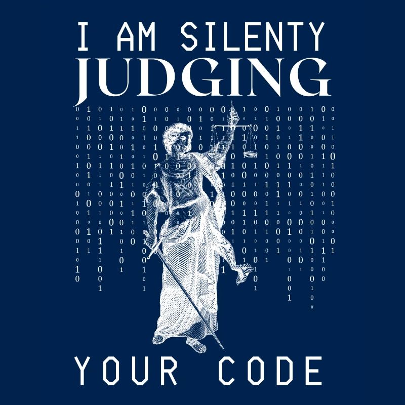 I am silently judging your Code - Programmierer