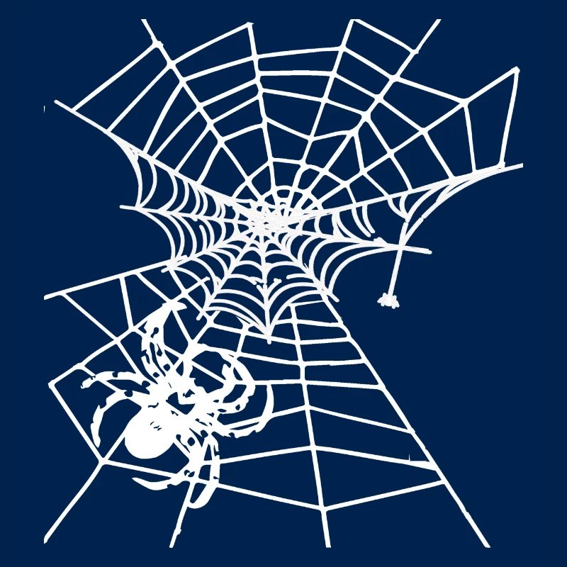 Spider, spider web, white web, Halloween
