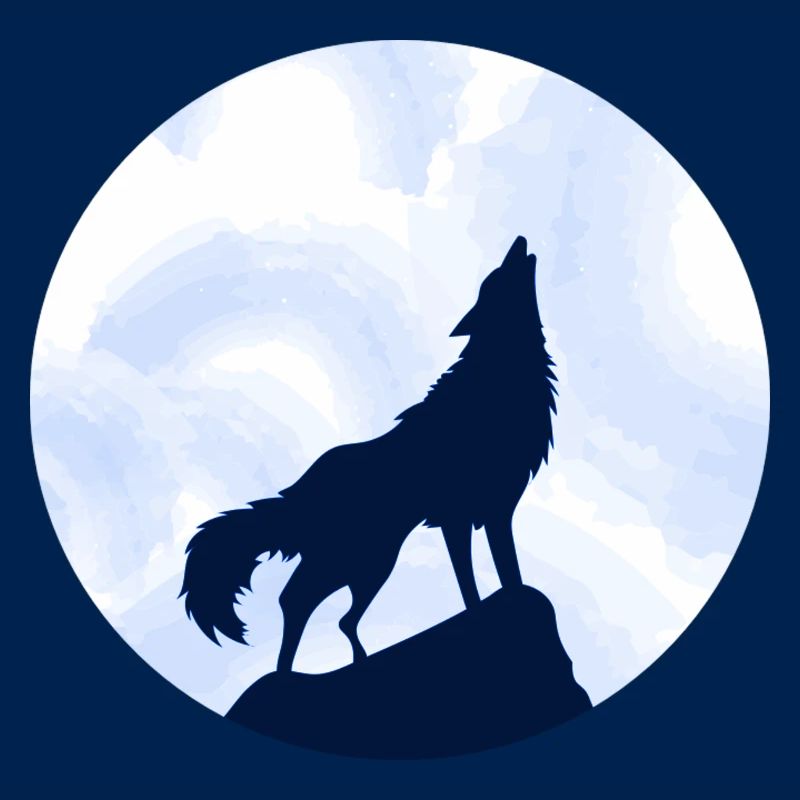 Howling wolf at 