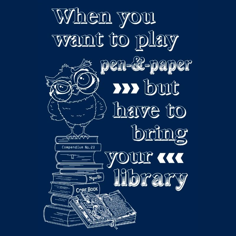 Bücherei Rollenspiele Bücher Eule Illustration