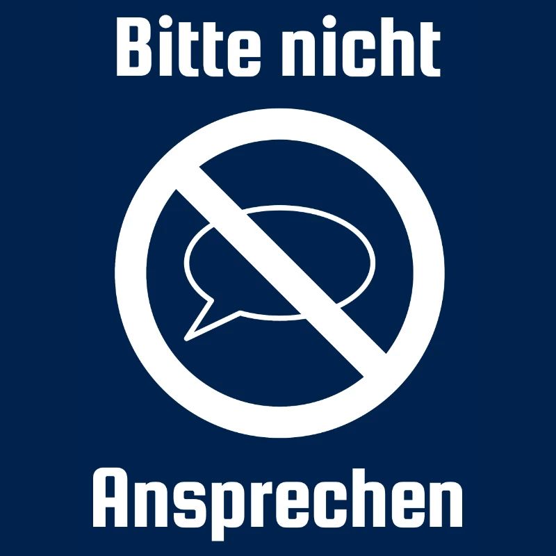 Bitte Nicht Ansprechen Geschenk