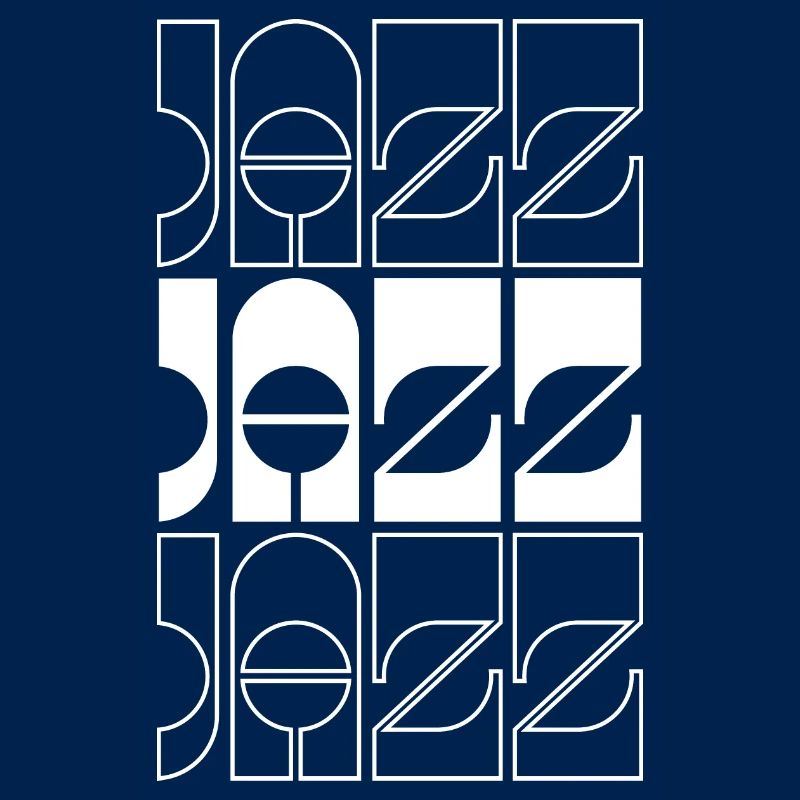 Conception audacieuse du logo de jazz