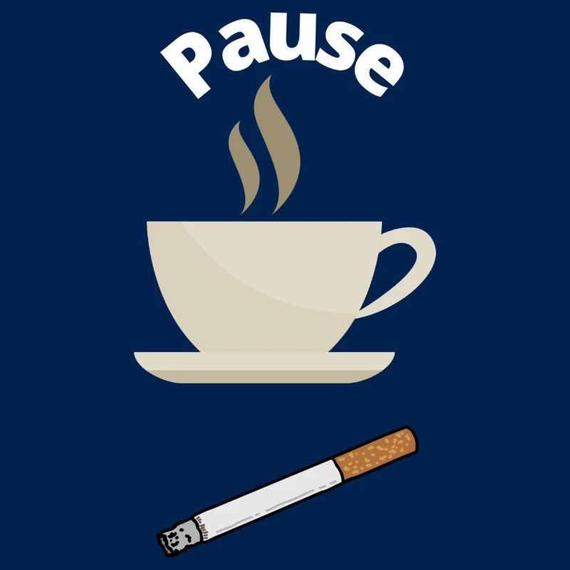 Kaffee und Zigarette pause