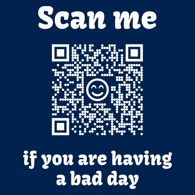 QR Code with Wholesome Message