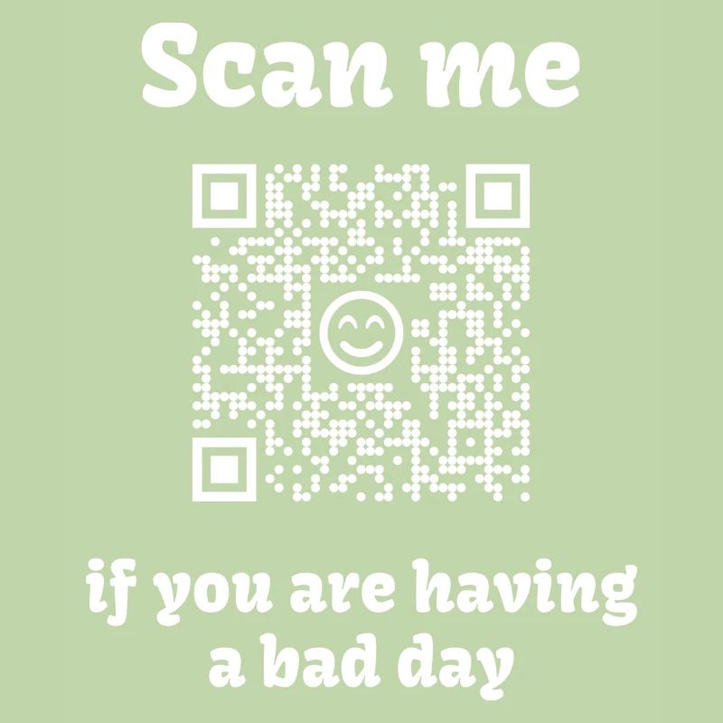 QR Code with Wholesome Message