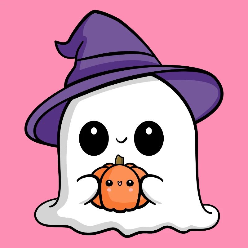 Chibi Halloween Ghost | Cute ghost design