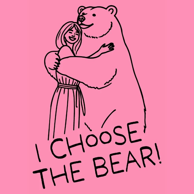 Mann oder Bär? I Choose The Bear // schwarz