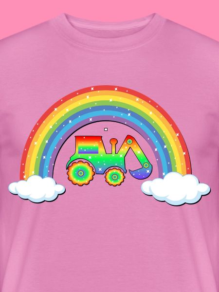 Regenbogen Kinder Bagger