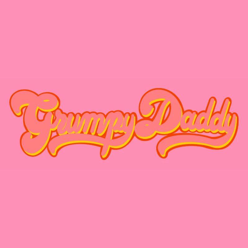 Grumpy Daddy Retro Script - Farbe "Exploitation"