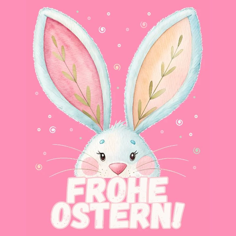 Happy Easter! Cute Easter Bunny