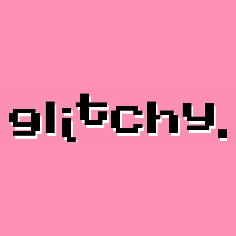 Noir glitchy