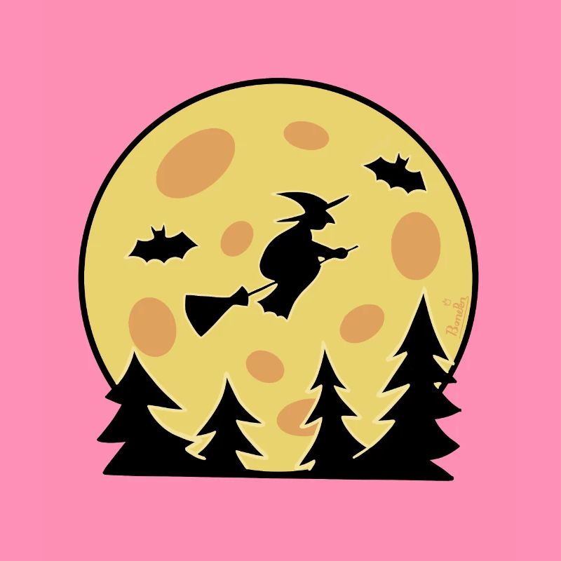 Sorcière au clair de lune