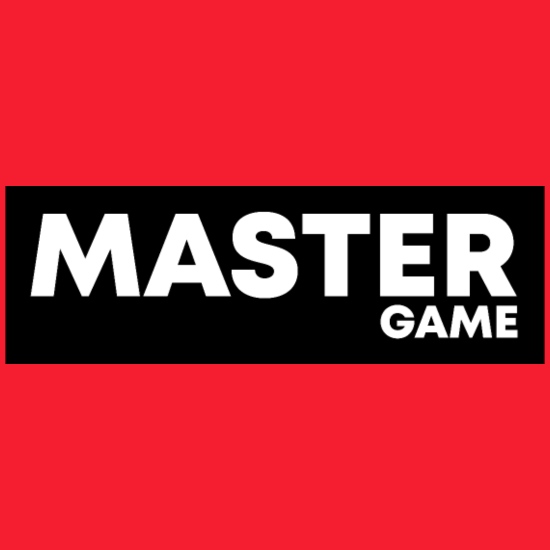 Master Gay Game Wit Op Zwarte Achtergrond' Mannen T-Shirt | Spreadshirt