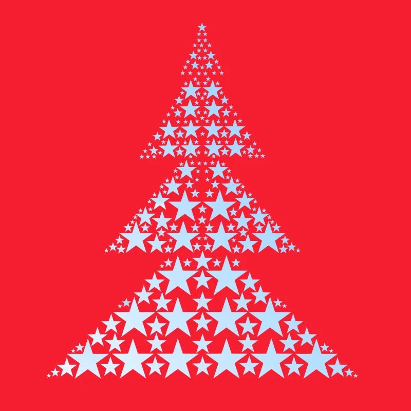 Blauer Weihnachtsbaum