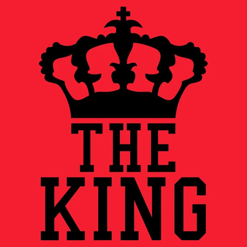 La conception de la couronne du roi textlogo refro