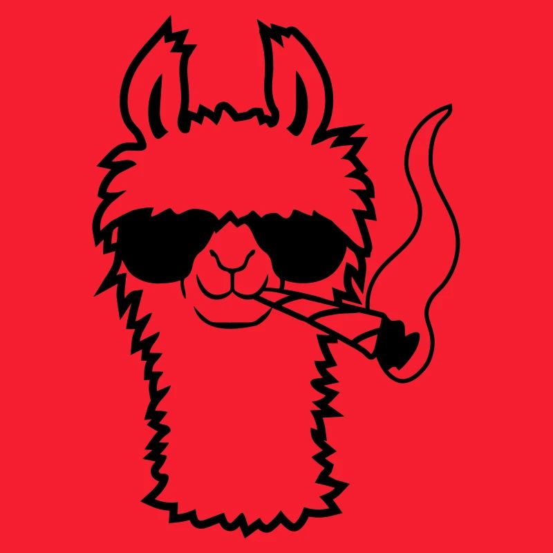 Lama Mit Joint